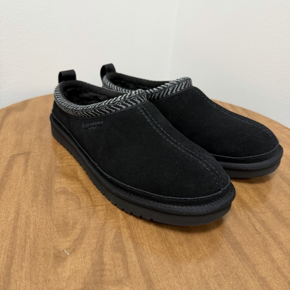 Koolaburra Ugg Burree Slippers Mens Size 9 Black Slip On Cloud‎ Comfort